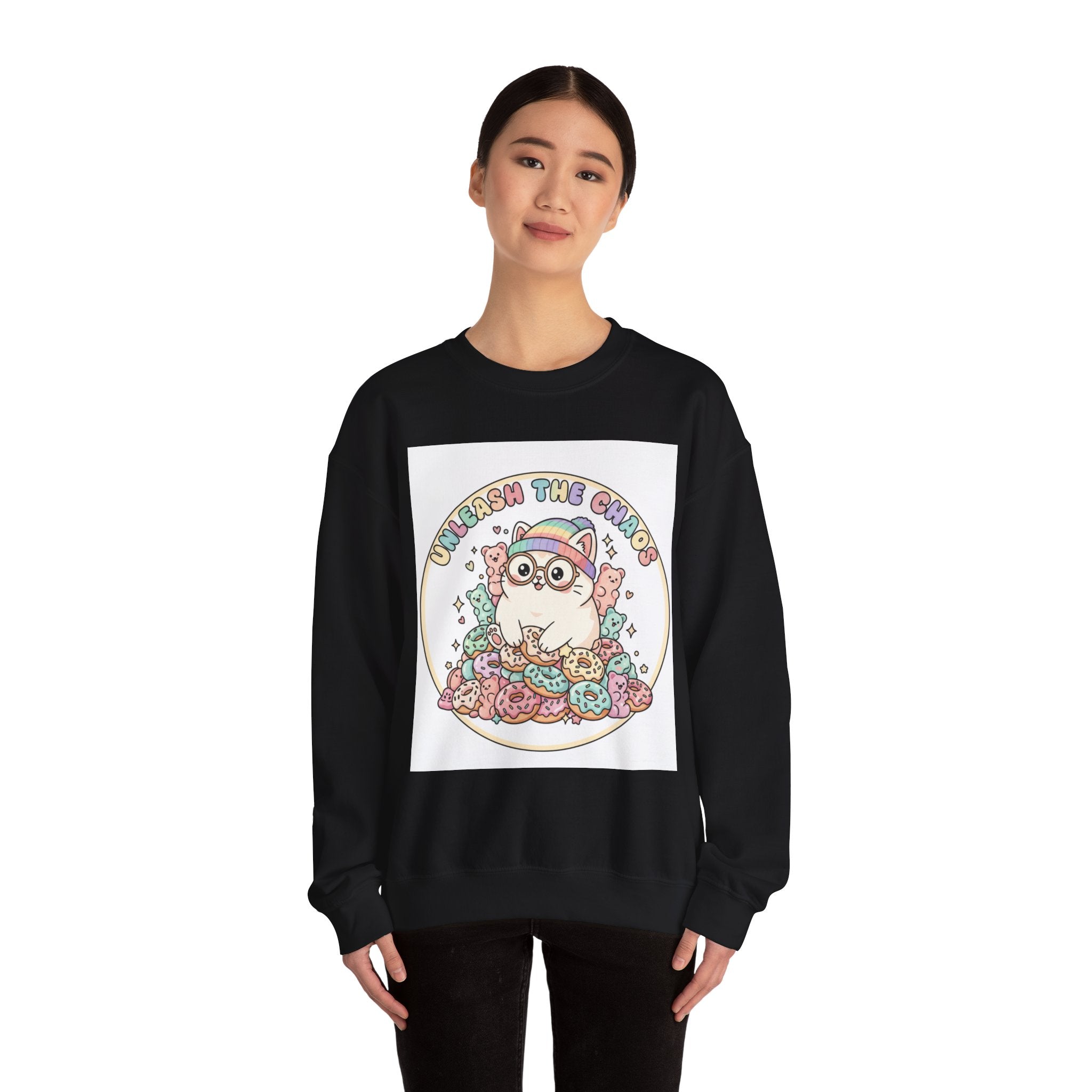 absurd cute tiny monster crewneck