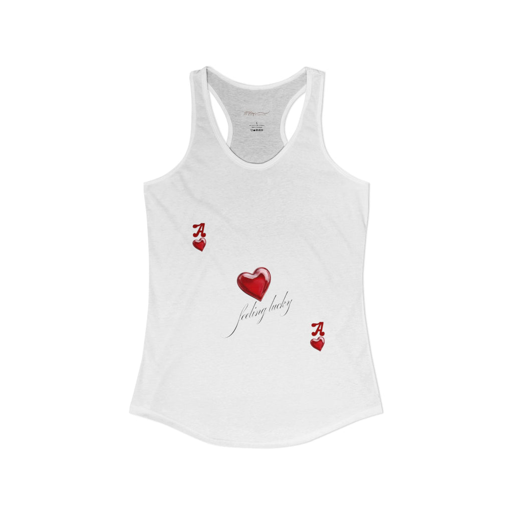 Heart Card Racerback Tank | Tank Top | Al Mery's Paradise