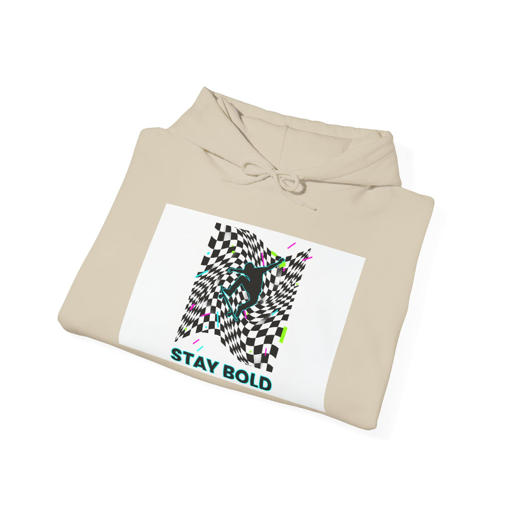 Warped Checker Print Hoodie | dizzy checker pattern, mod ... | Hoodie | Al Mery's Paradise