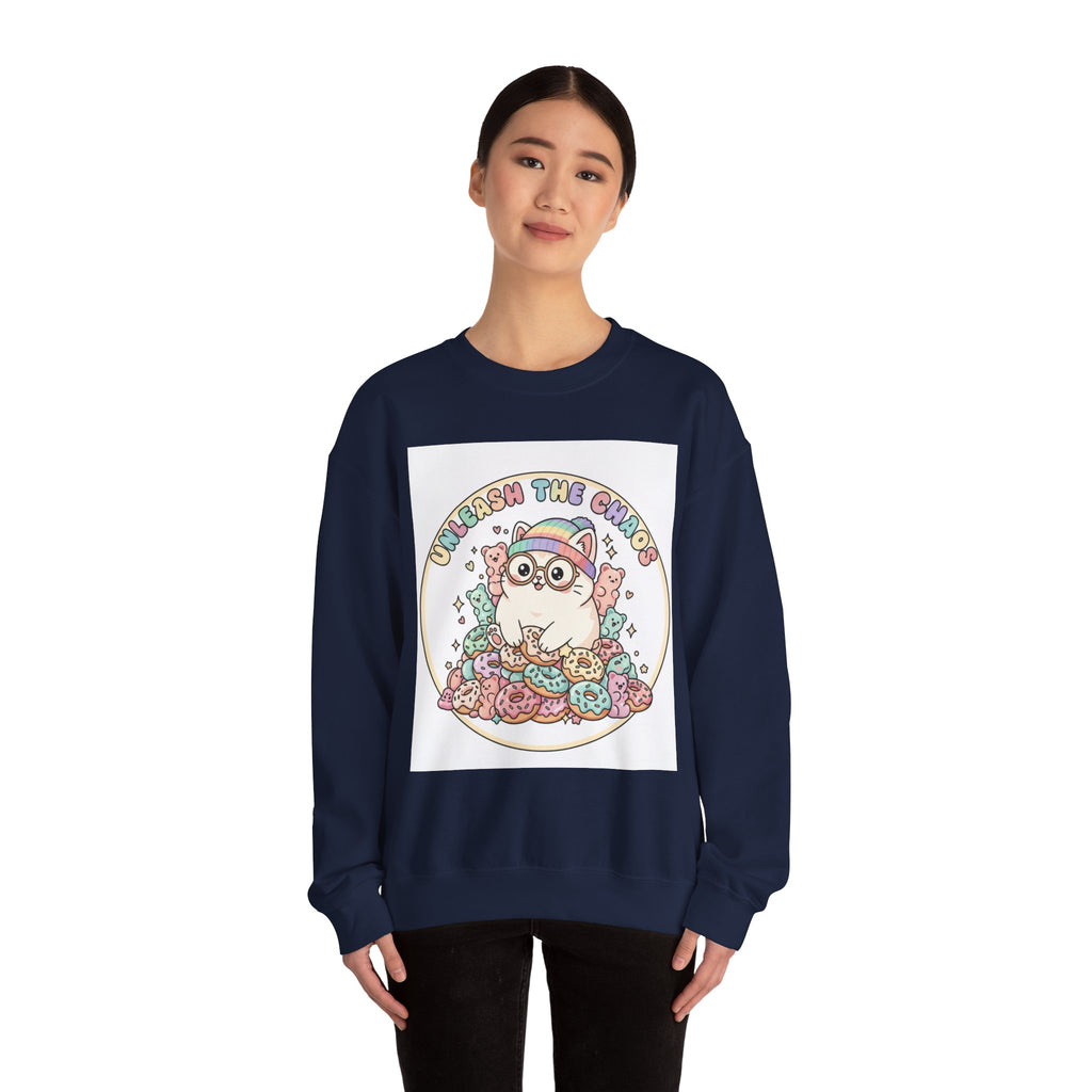 absurd cute tiny monster crewneck