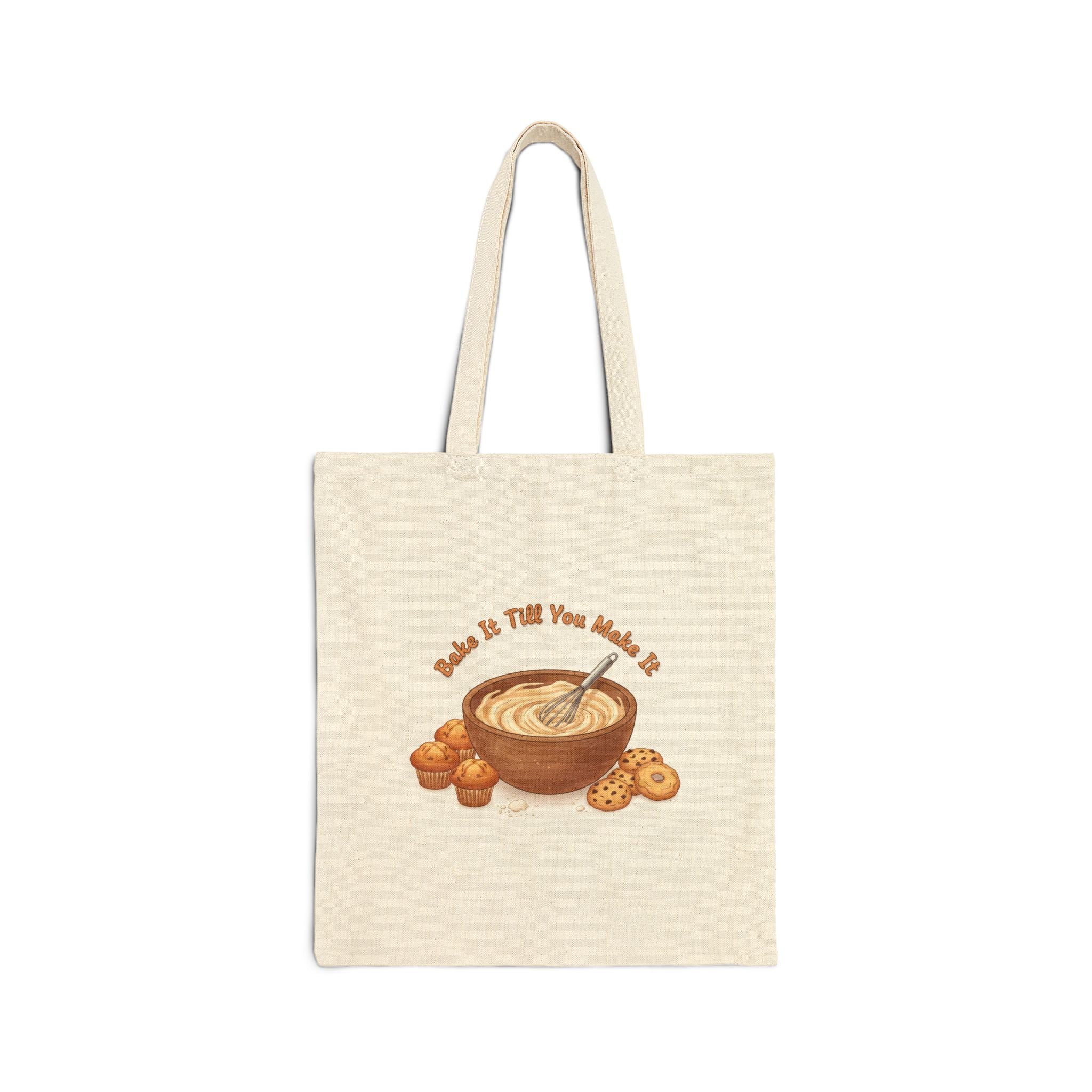 Bake to Tell You How I Dough, Canvas Tote | Cozy Baking Aesthetic
