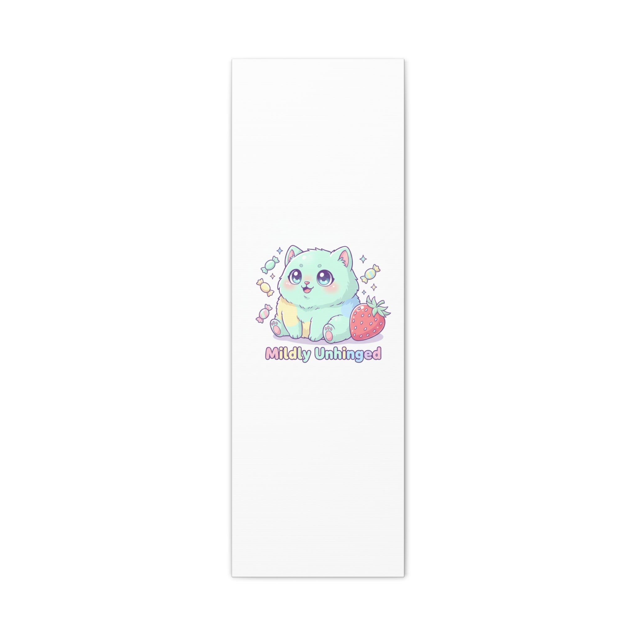 Mildly Unhinged Cute Kawaii Monster Canvas