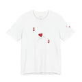 Heart Card T-shirt | in White S | T-Shirt | Al Mery's Paradise