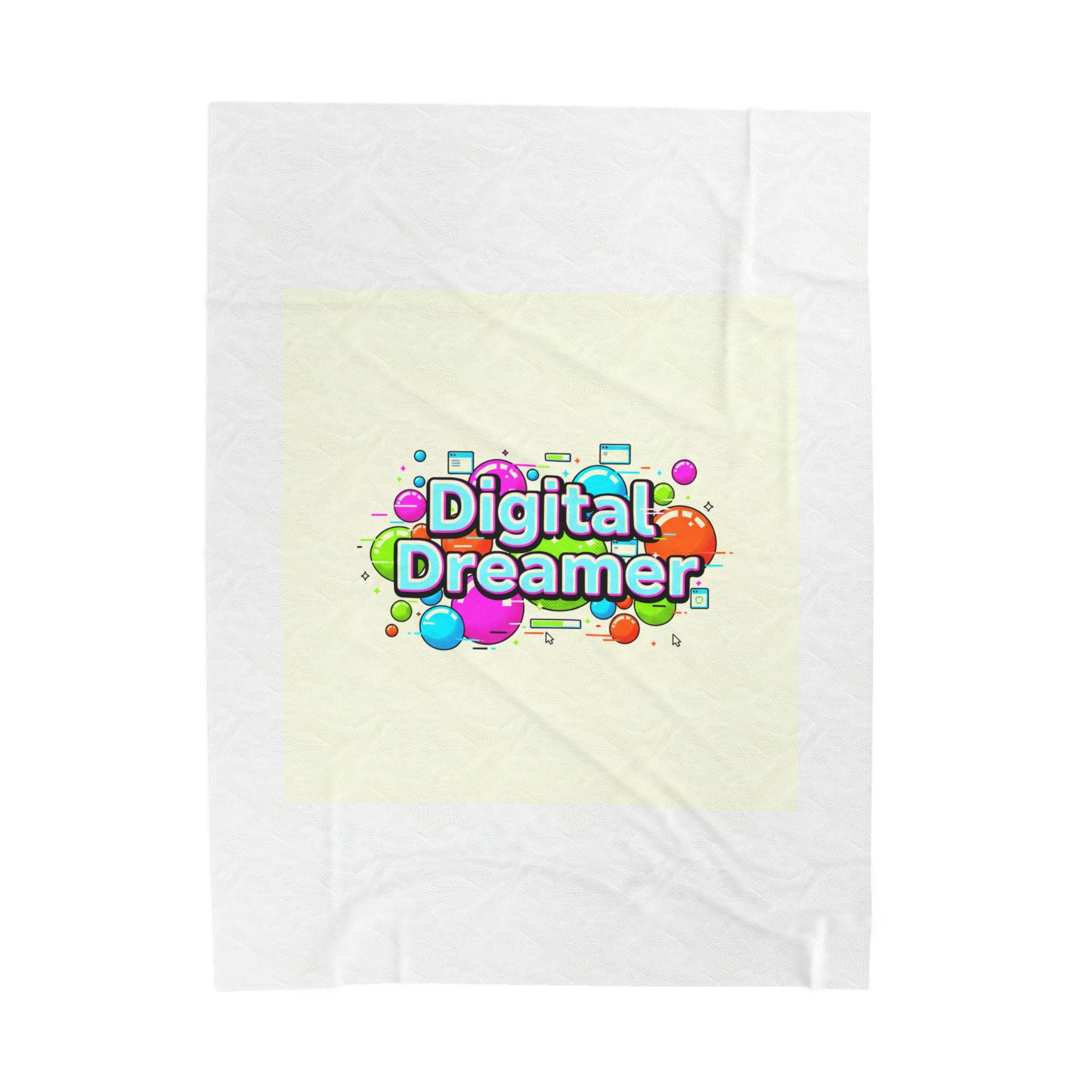 Digital Dreamer Plush Blanket