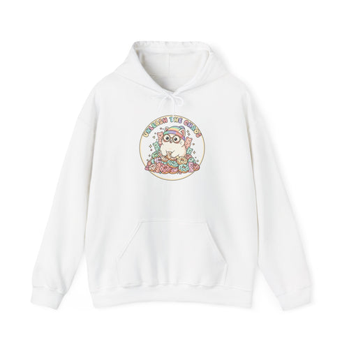 Chaotic Kawaii Tiny Monster Hoodie | in S White | Hoodie | Al Mery's Paradise