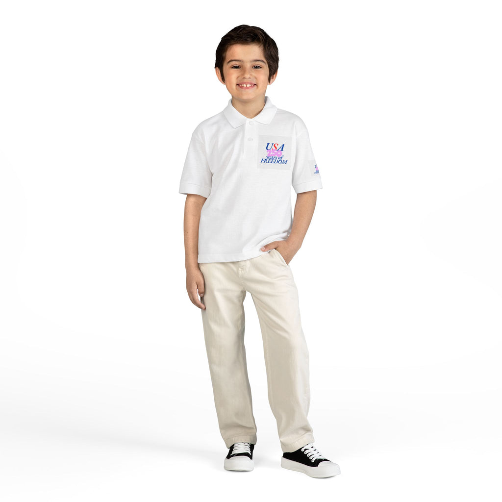 USA 250 Years of Freedom Polo | Kids clothes | Al Mery's Paradise