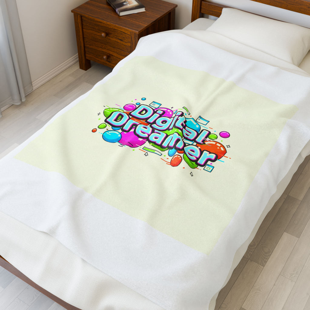 Digital Dreamer Plush Blanket