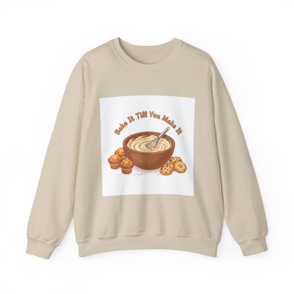 Bake It 'Til You Make It Sweatshirt | Cozy Baking Aesthetic, flour power