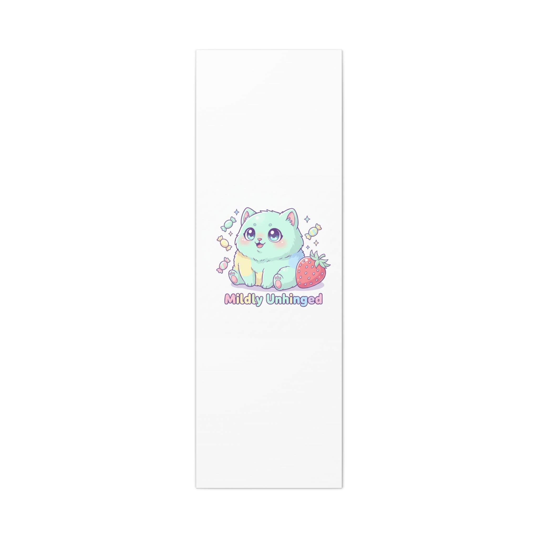 Mildly Unhinged Cute Kawaii Monster Canvas