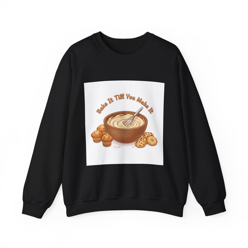 Bake It 'Til You Make It Sweatshirt | Cozy Baking Aesthetic, flour power
