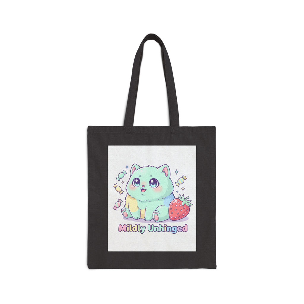 adorably unhinged tiny monster tote