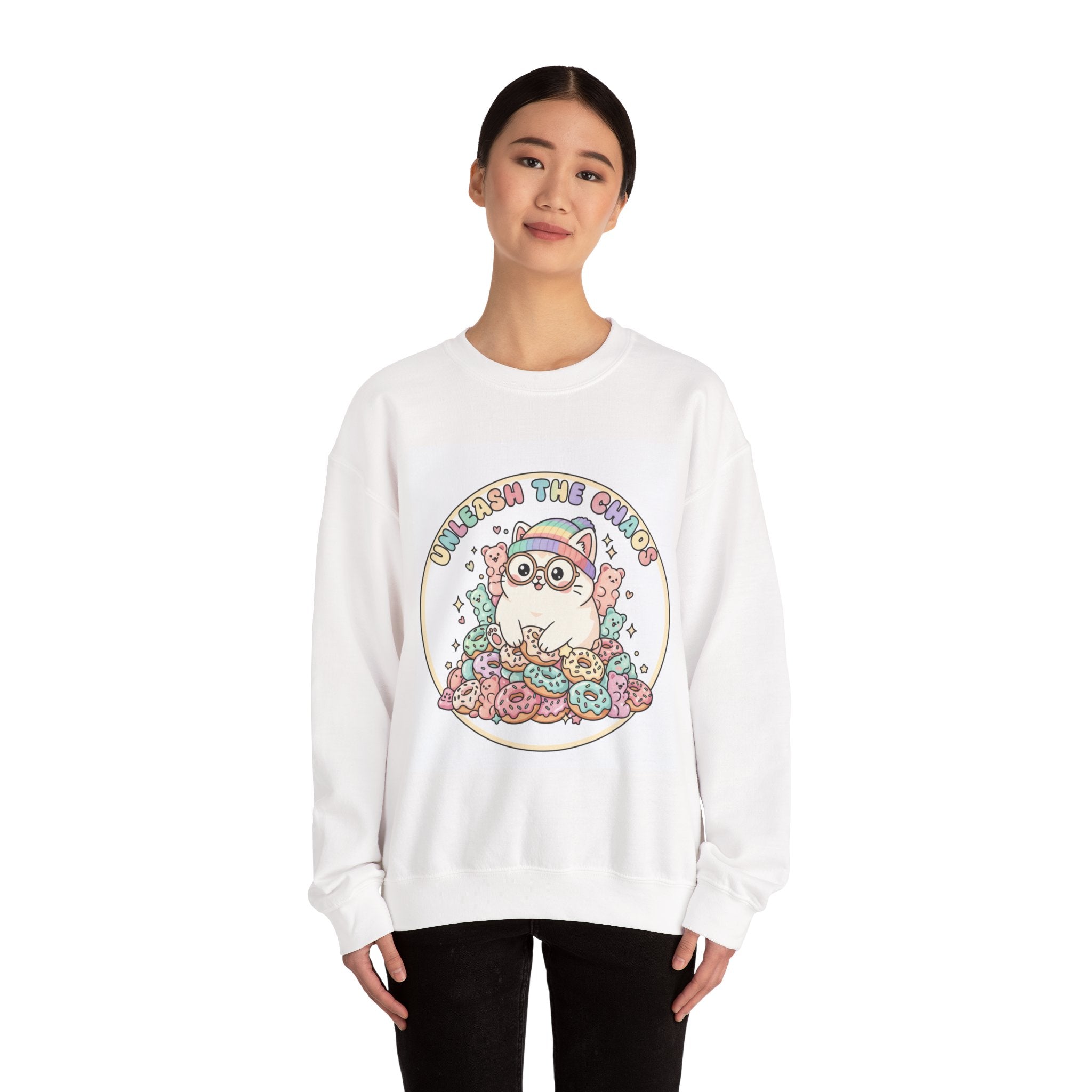 absurd cute tiny monster crewneck
