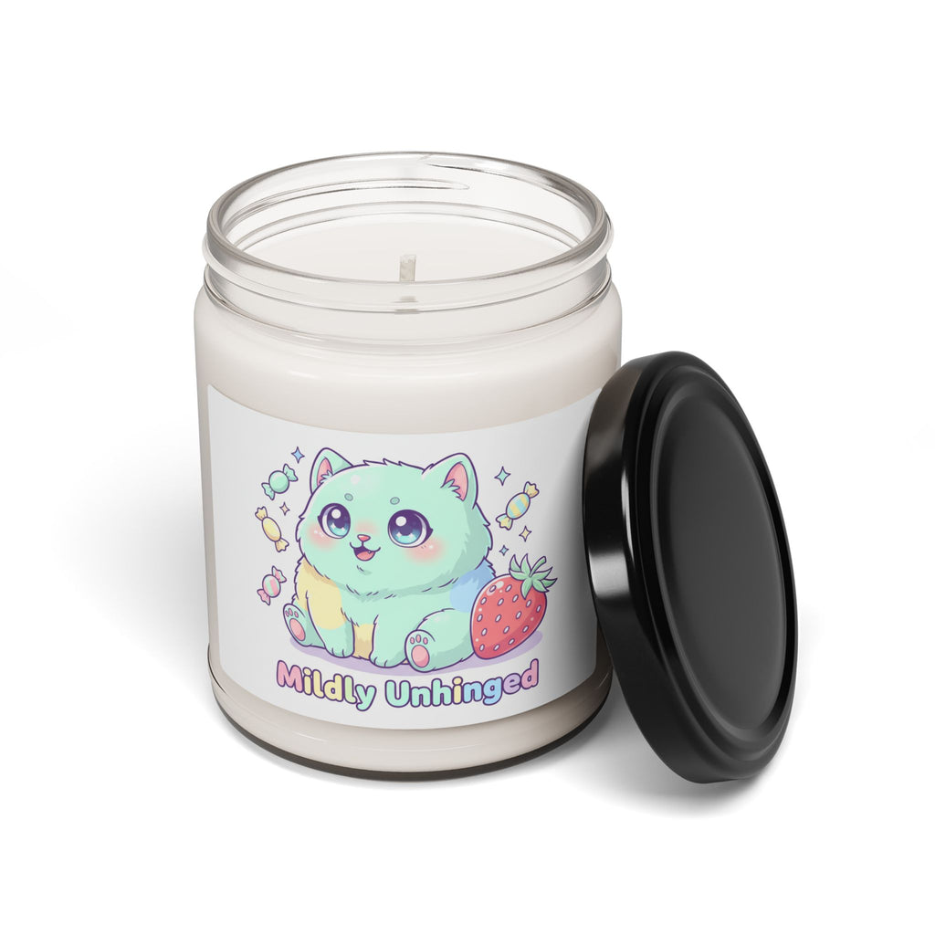 Mildly Unhinged Cute Cat Candle