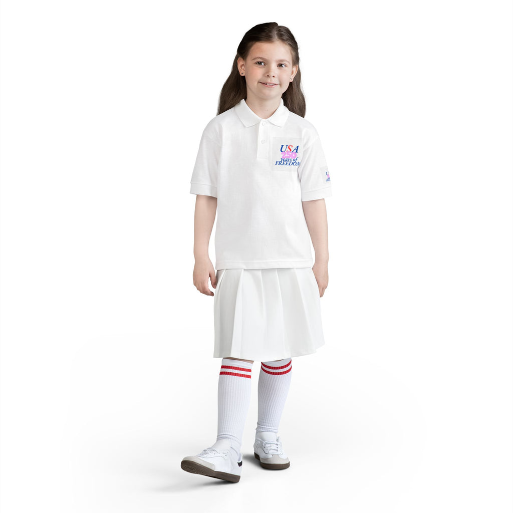 USA 250 Years of Freedom Polo | Kids clothes | Al Mery's Paradise