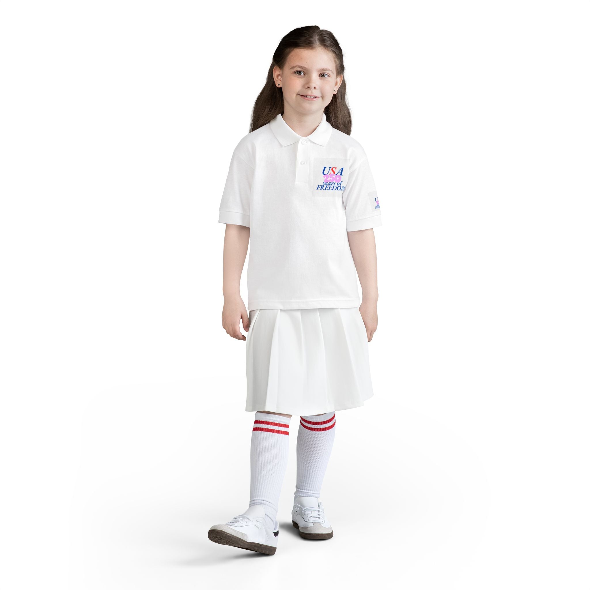 USA 250 Years of Freedom Polo | Kids clothes | Al Mery's Paradise