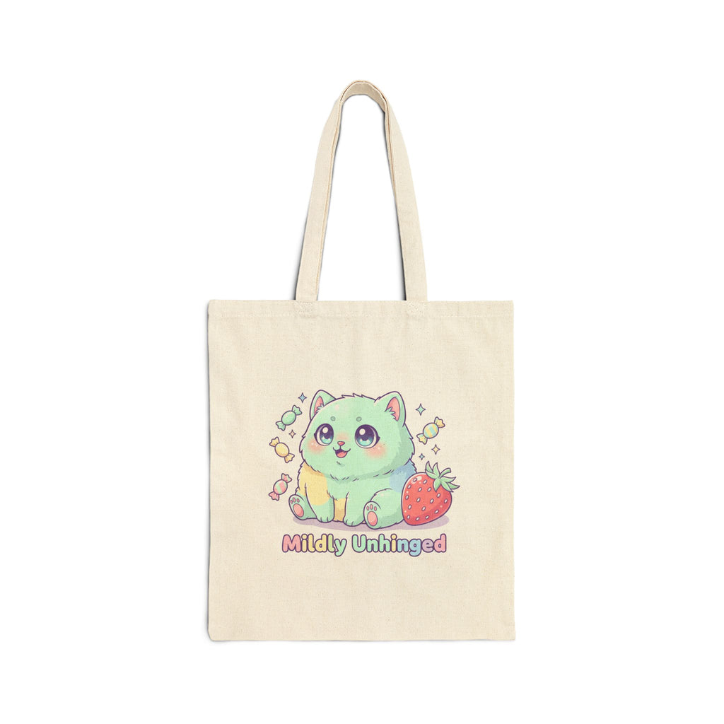 adorably unhinged tiny monster tote
