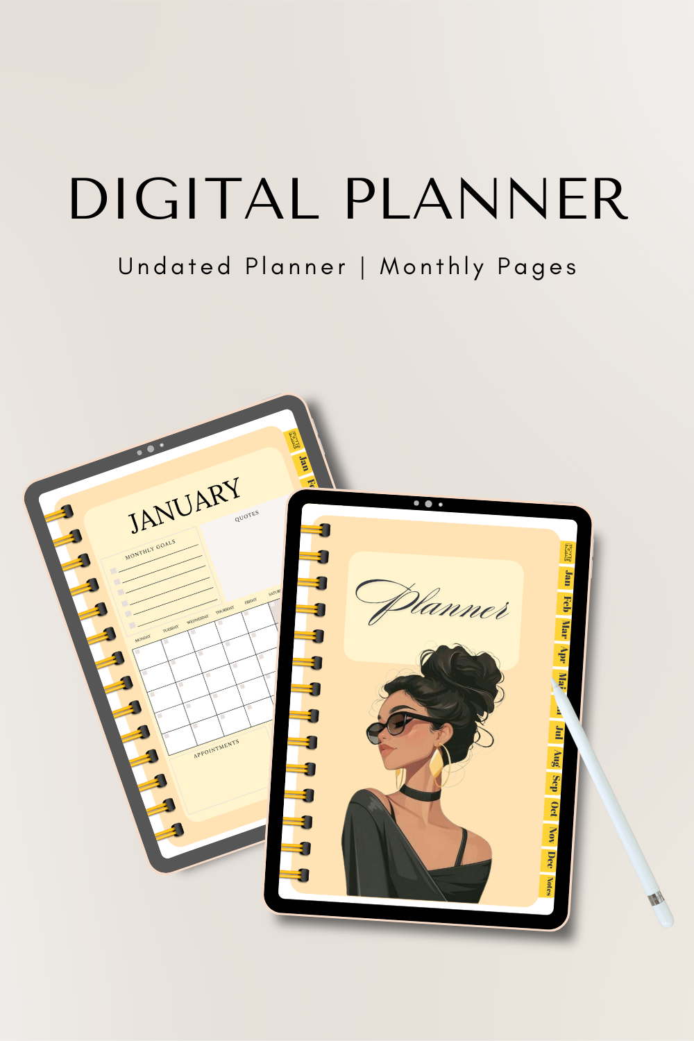 Yellow Beautiful Soul's Digital Planner