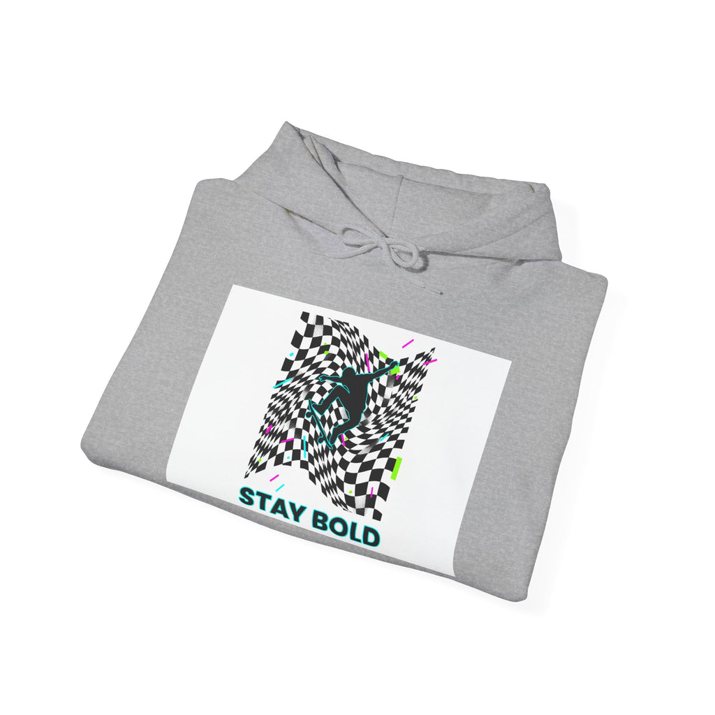Warped Checker Print Hoodie | dizzy checker pattern, mod ... | Hoodie | Al Mery's Paradise