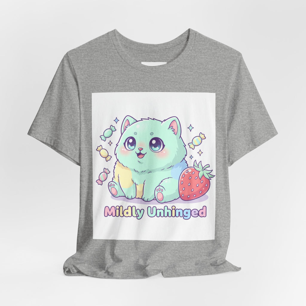 Mildly Unhinged Cute Cat Tee | T-Shirt | Al Mery's Paradise
