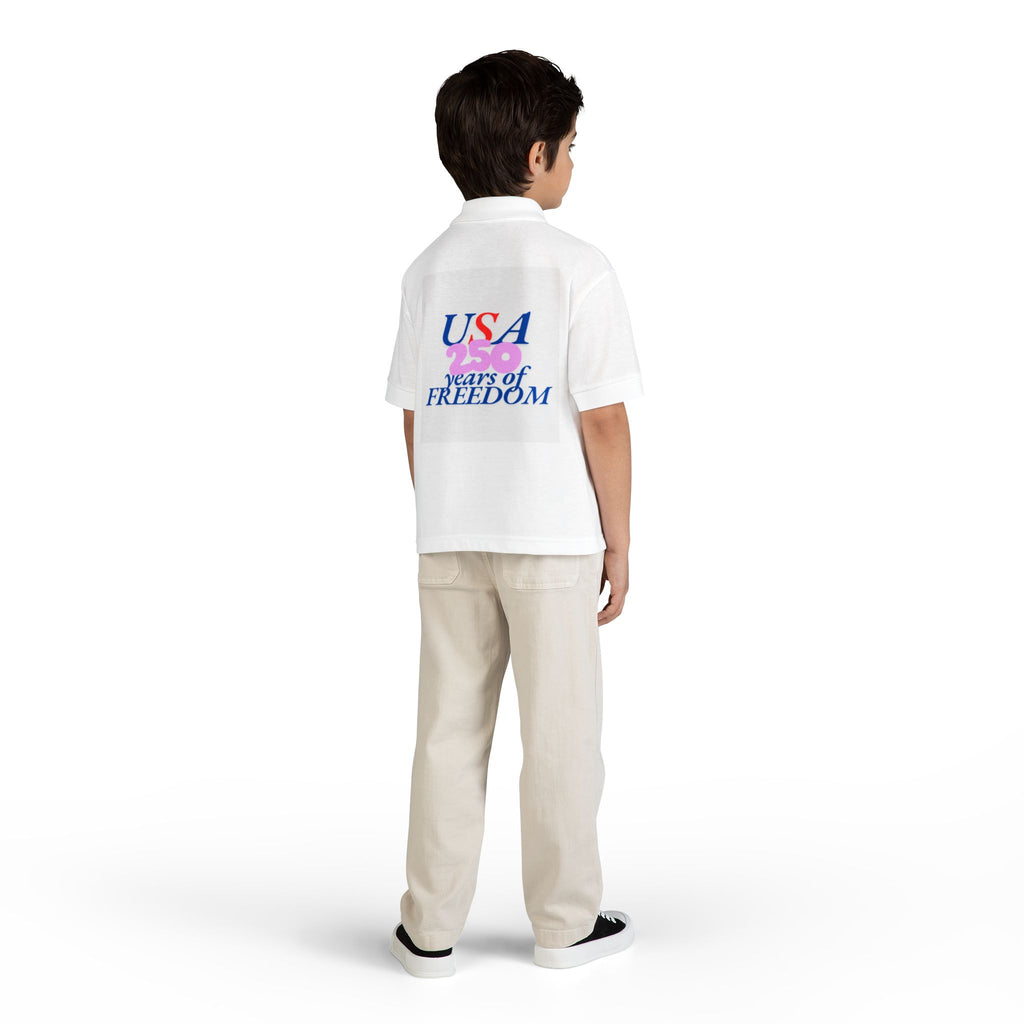 USA 250 Years of Freedom Polo | Kids clothes | Al Mery's Paradise