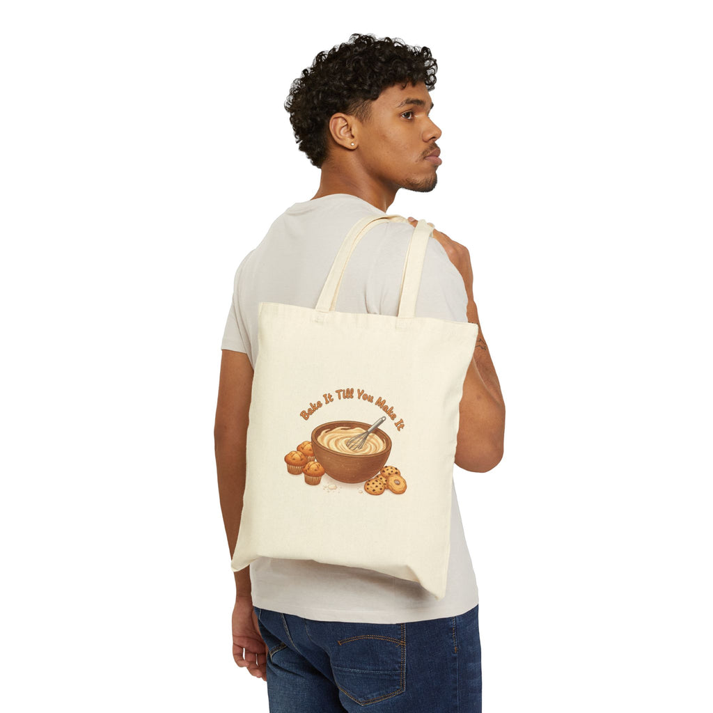 Bake to Tell You How I Dough, Canvas Tote | Cozy Baking Aesthetic