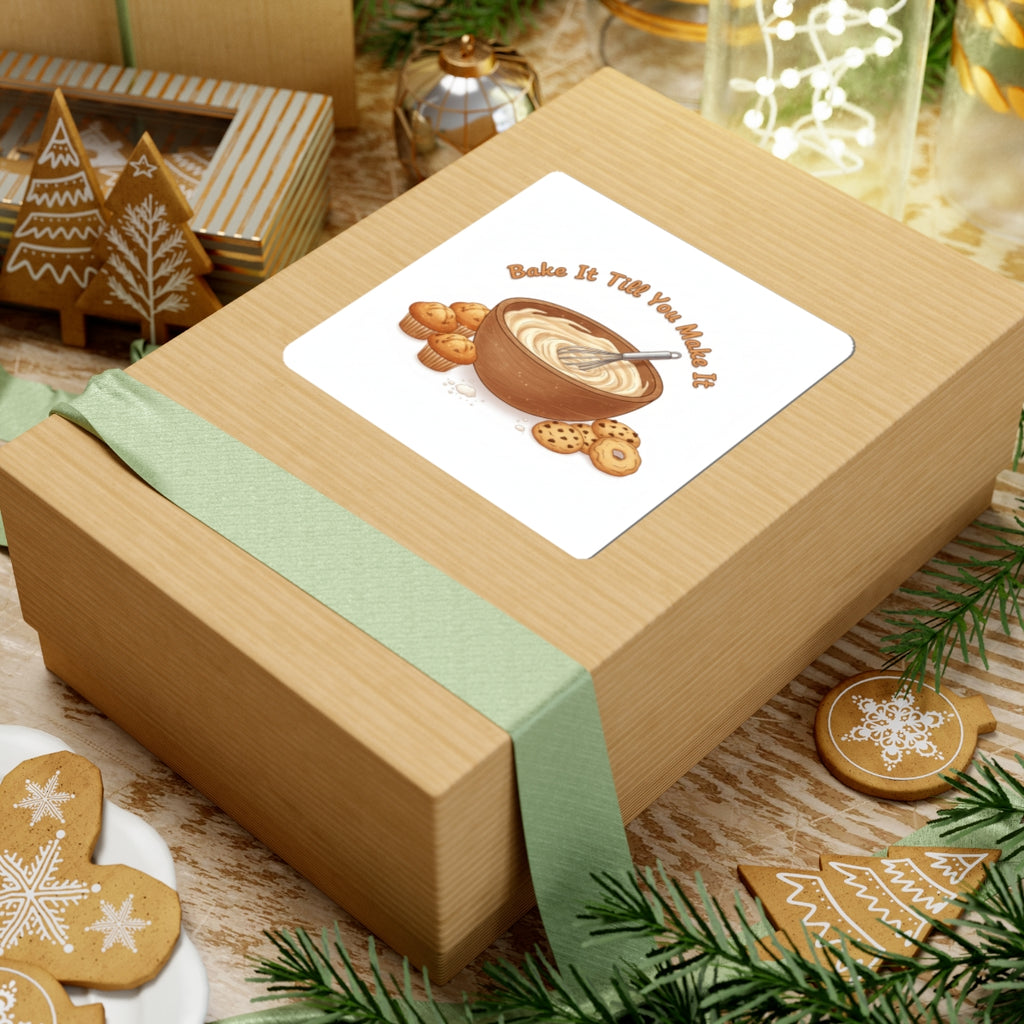 Bake It Till You Make It Sticker | Cozy Baking, Cookie Lover