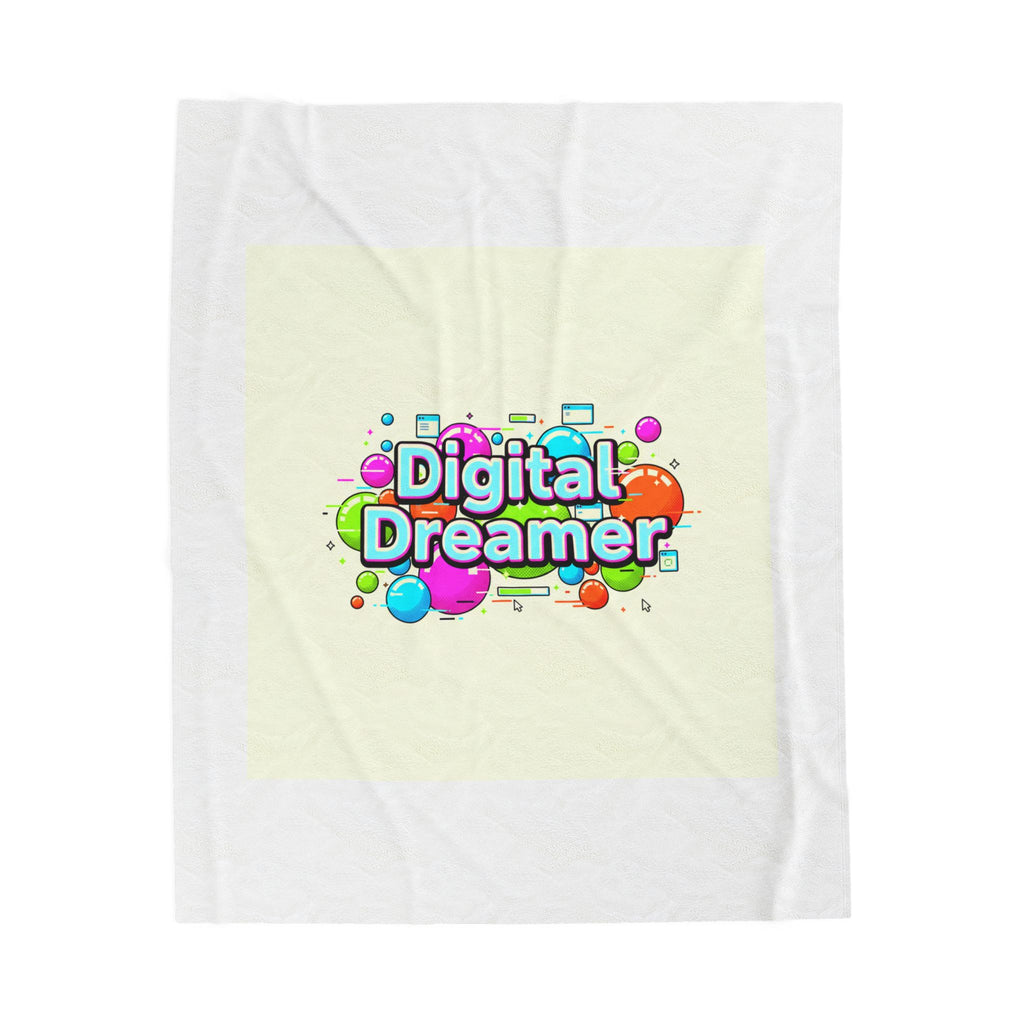 Digital Dreamer Plush Blanket