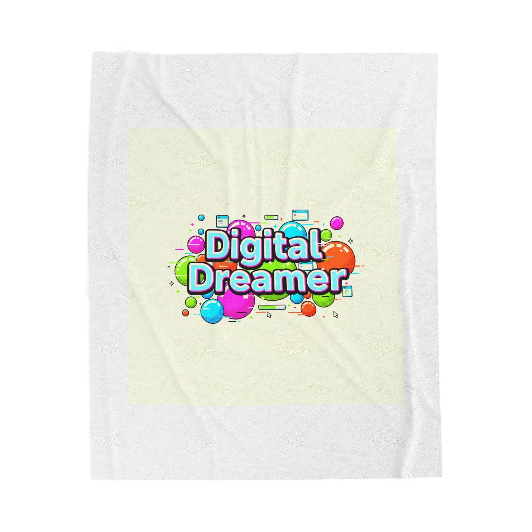 Digital Dreamer Plush Blanket