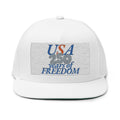 USA 250 freedom anniversary Flat Bill Cap | in One size White | Hats | Al Mery's Paradise