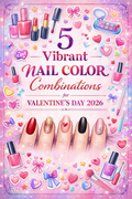 5 Vibrant Nail Color Combinations for Valentine's Day 2026
