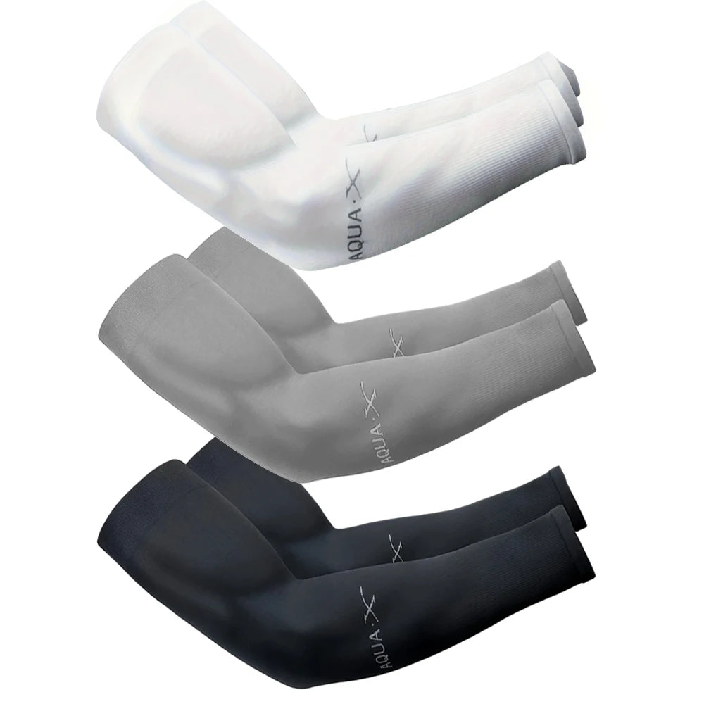 3 Pairs Fashion Ice Silk Arm Sleeves Unisex