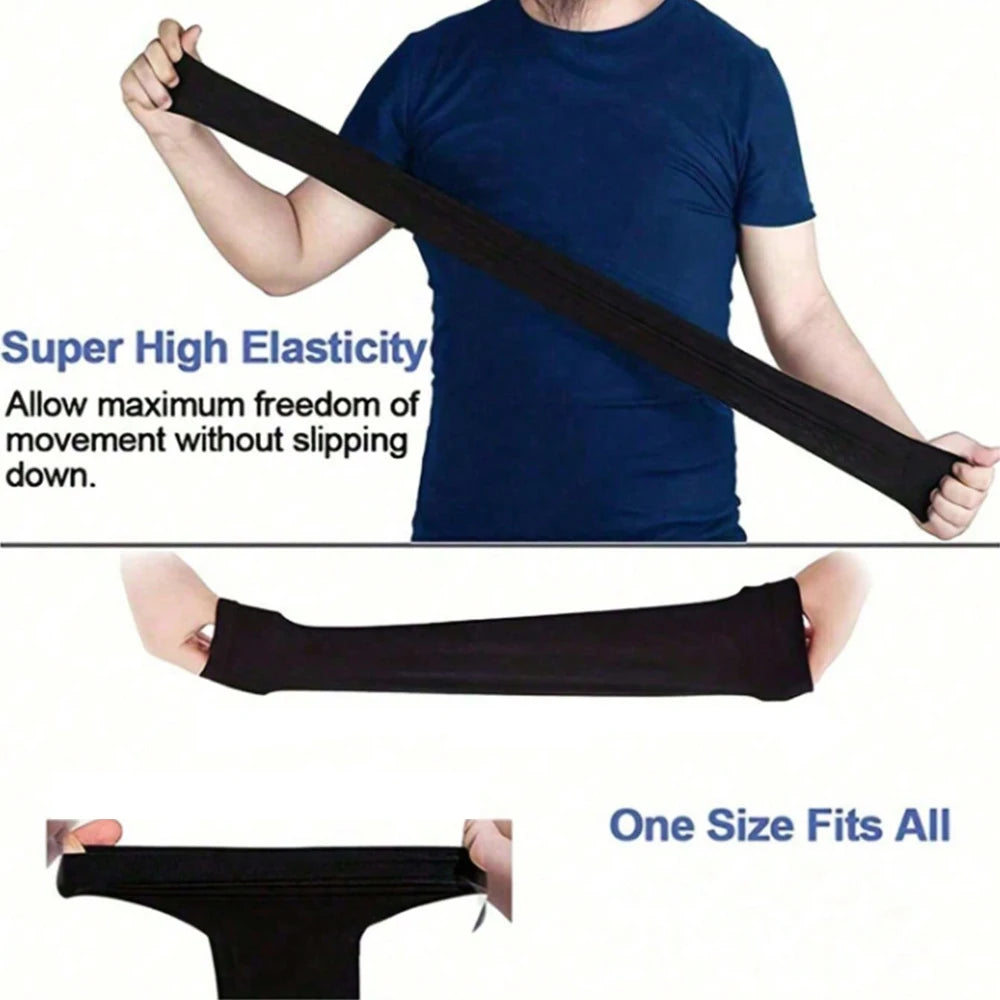 3 Pairs Fashion Ice Silk Arm Sleeves Unisex