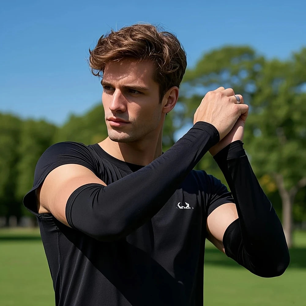 3 Pairs Fashion Ice Silk Arm Sleeves Unisex