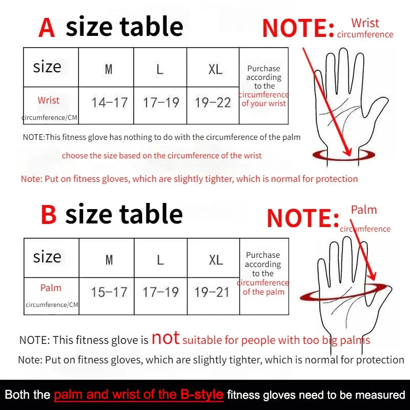 Unisex Training Sport Gym Gloves